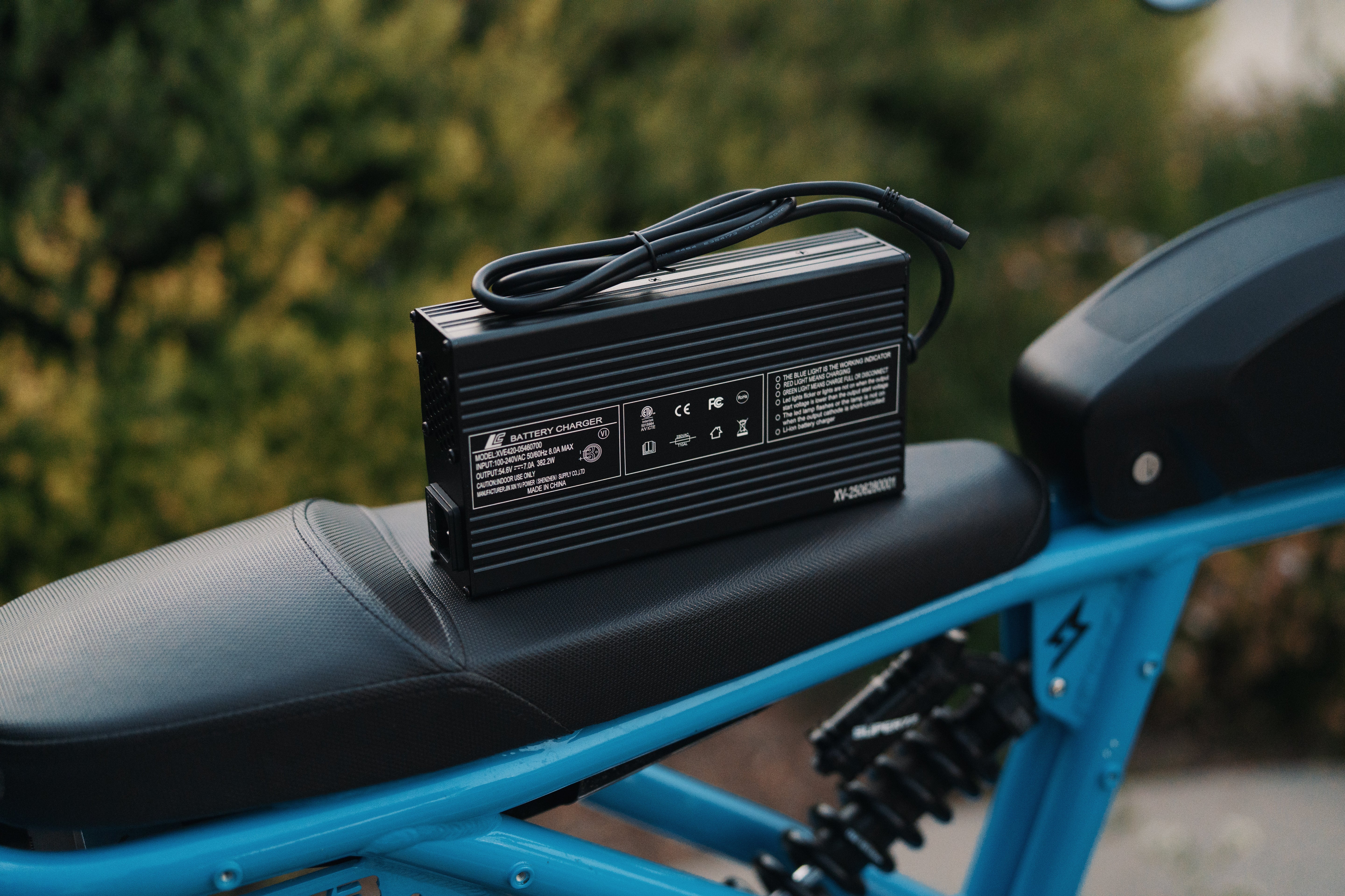 Super 73 fast charger for RX, R, ZX, and S2